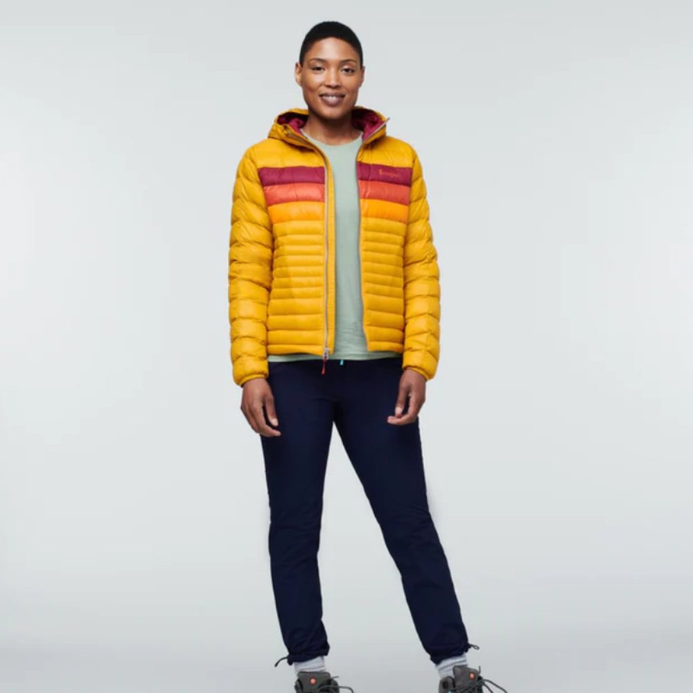 Cotopaxi women's Fuego down hooded jacket